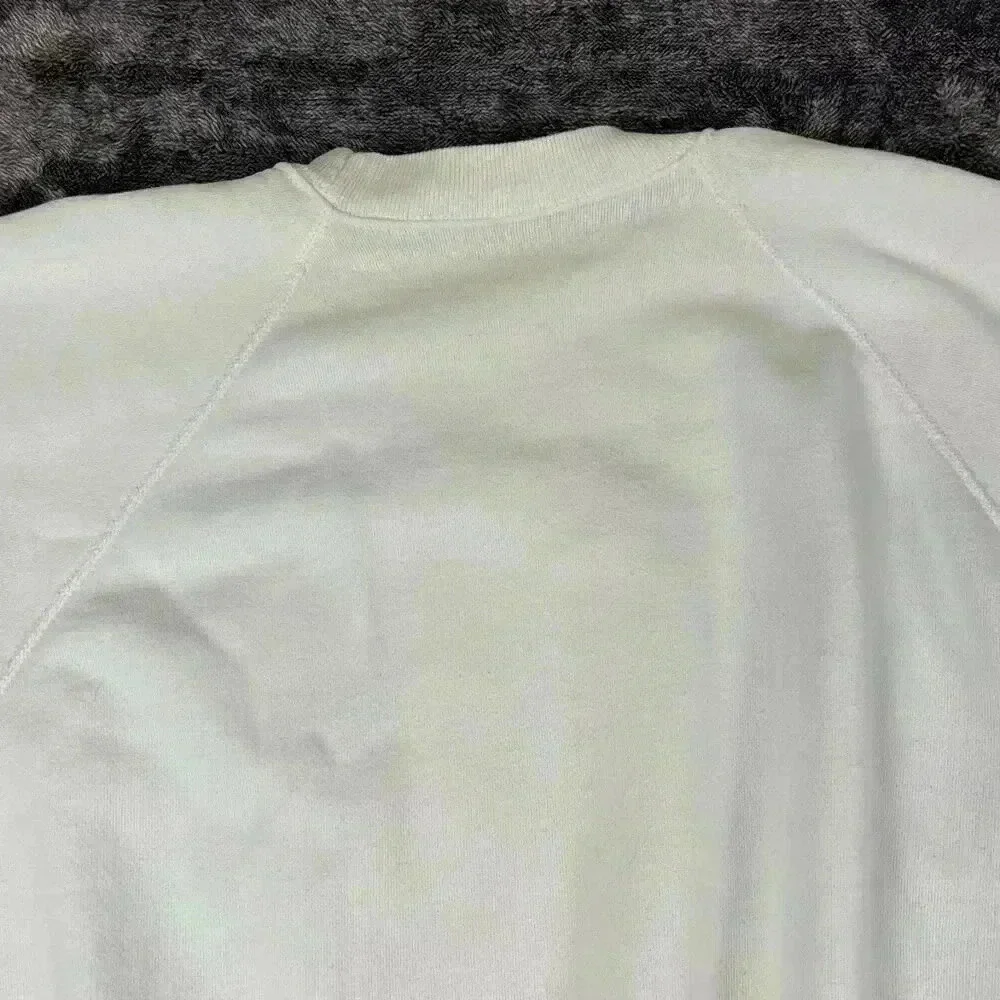 Vtg Hanes Activewear '36 Ford Sweatshirt Made In USA Size L/XL White Pullover